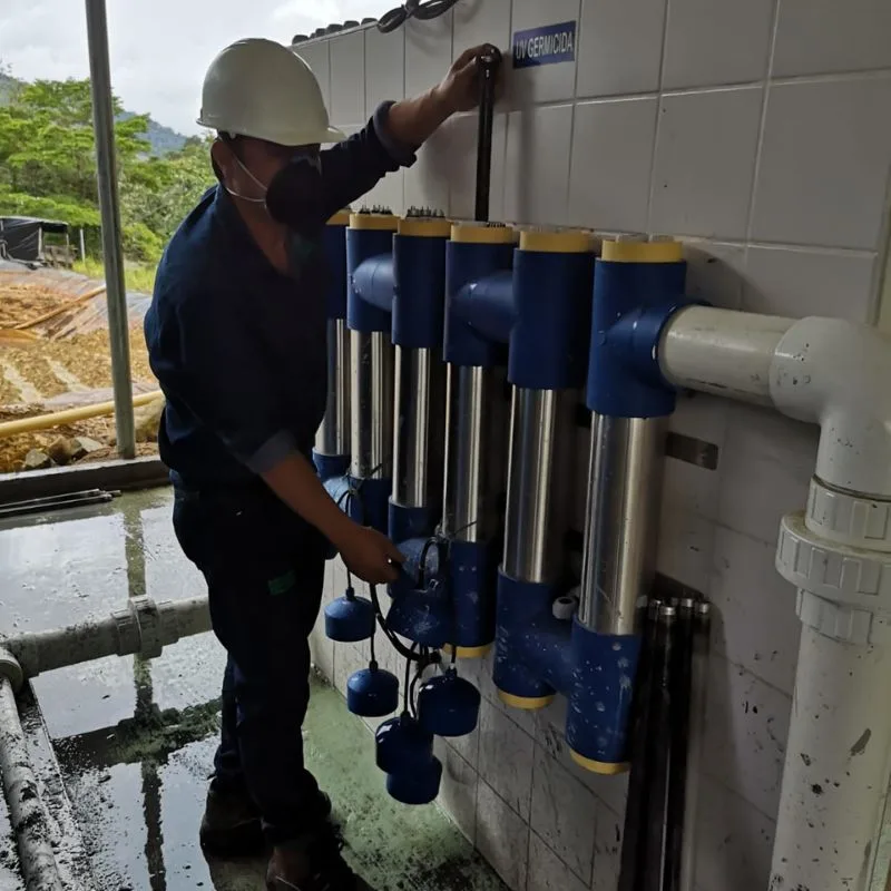 Mantenimiento de sistemas UV para optimización de plantas de tratamiento de agua