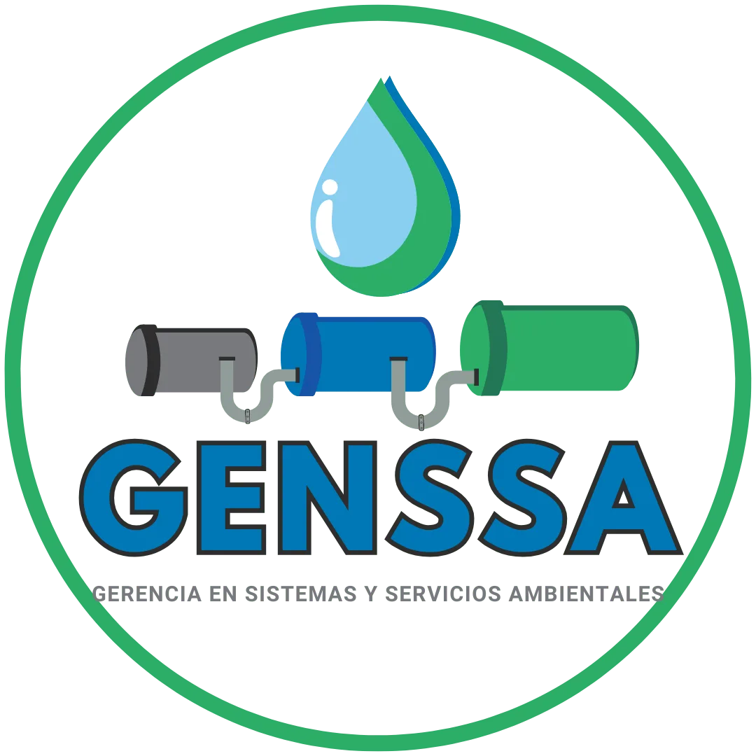 Logo de GENSSA SAS: Especialistas en tratamiento de aguas y soluciones ambientales sostenibles