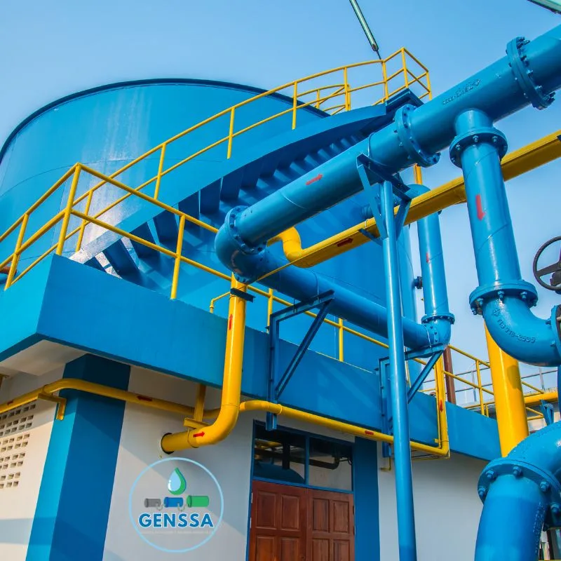Infraestructura de planta de tratamiento de agua diseñada por GENSSA