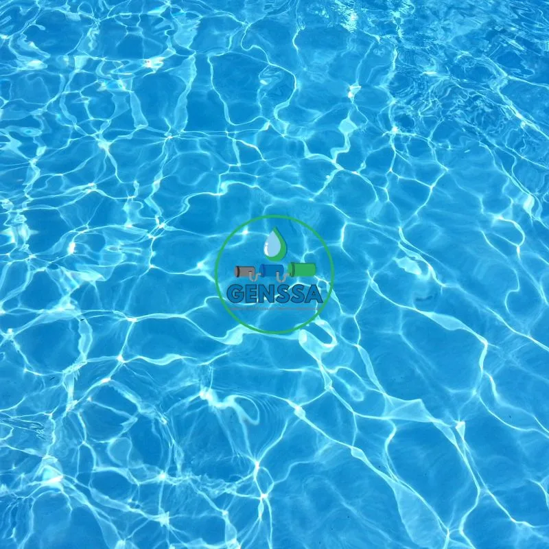 Agua cristalina tras procesos de purificación por GENSSA