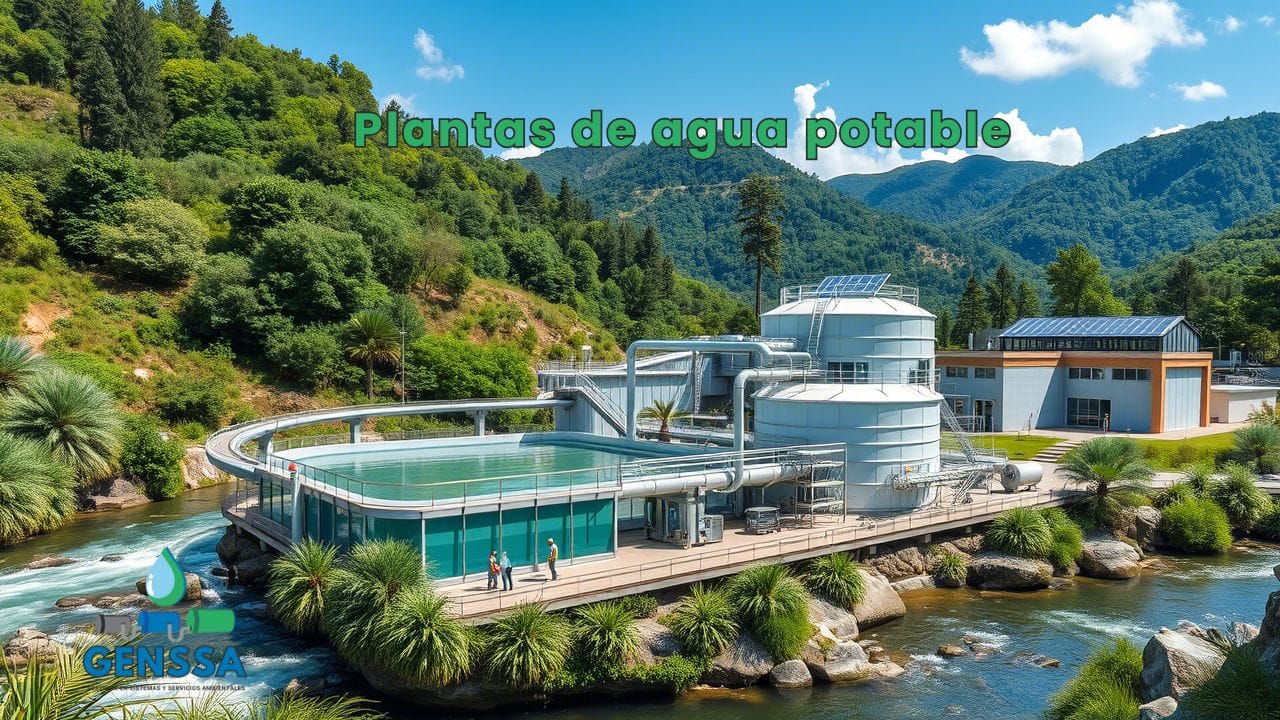 Genssa líder en la construcción de Plantas de agua potable sostenible en un entorno natural.
