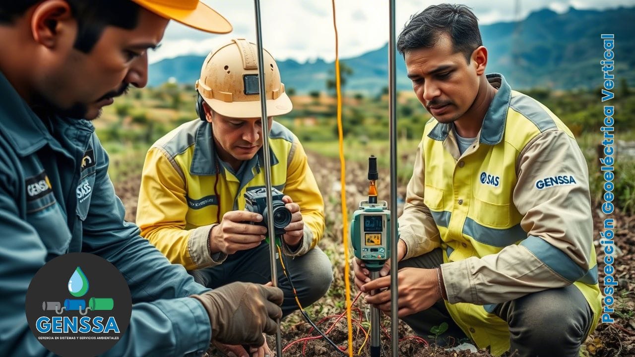Prospección geoeléctrica vertical por expertos de GENSSA SAS en Colombia