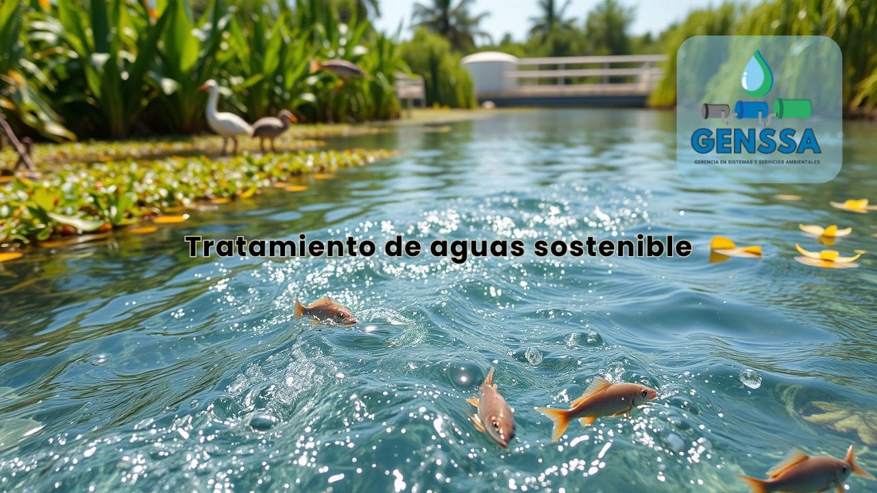Impacto del Tratamiento de aguas sostenible en ecosistema acuático