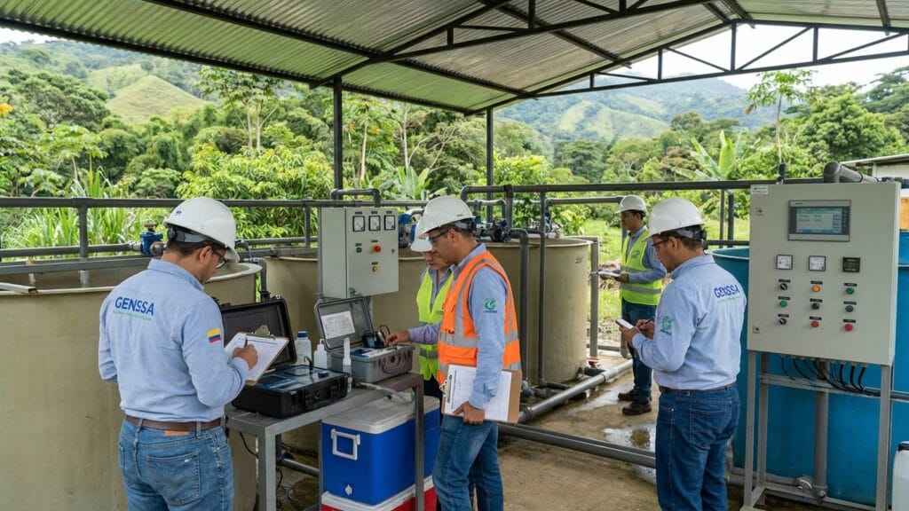 Sistemas de tratamiento de efluentes industriales operados por ingenieros ambientales en Colombia