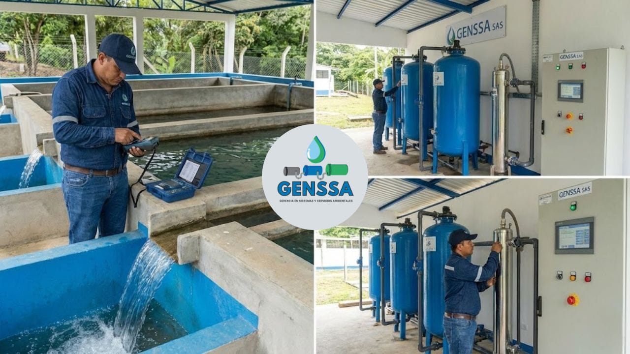 Etapas del tratamiento de aguas potables en sistemas eficientes diseñados por GENSSA
