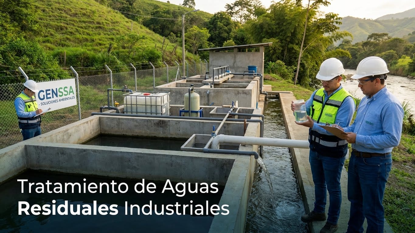 Tratamiento de aguas residuales industriales con sistemas eficientes de GENSSA en Colombia