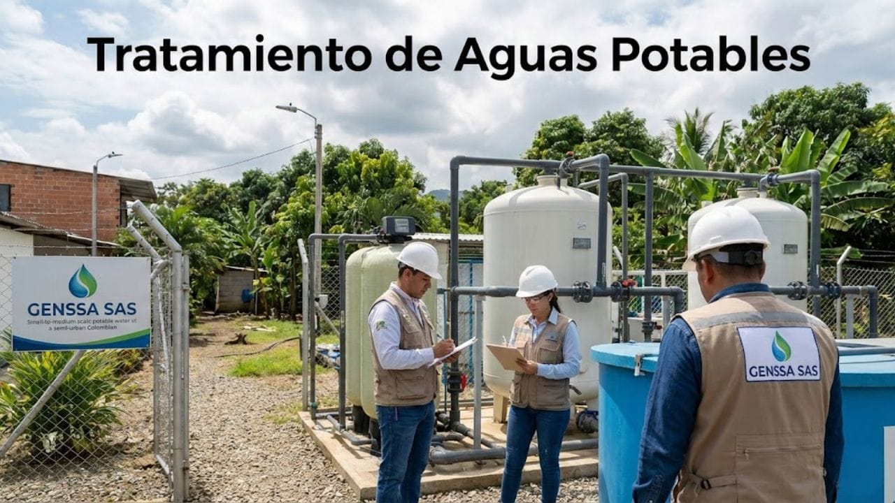 Tratamiento de Aguas Potables con tecnologías seguras y sostenibles de GENSSA SAS