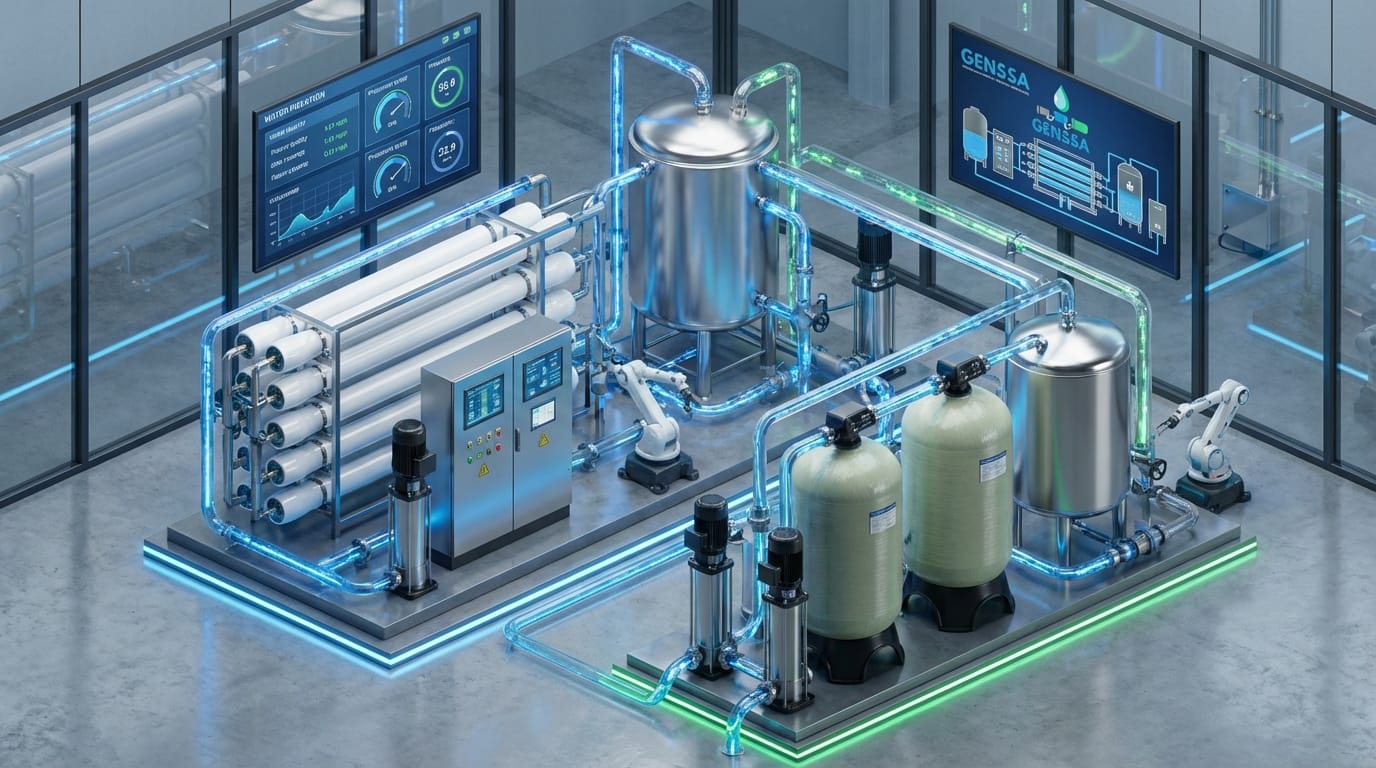 Sistemas de depuración hídrica inteligentes de GENSSA.