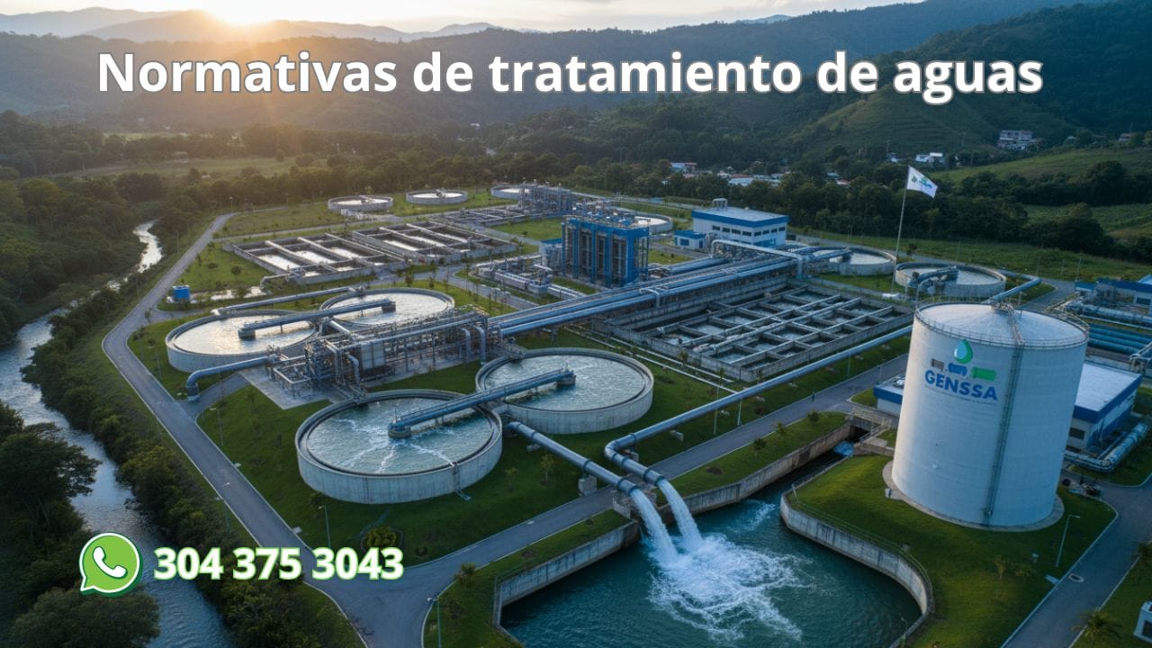 Regulación del tratamiento de aguas en empresas colombianas
