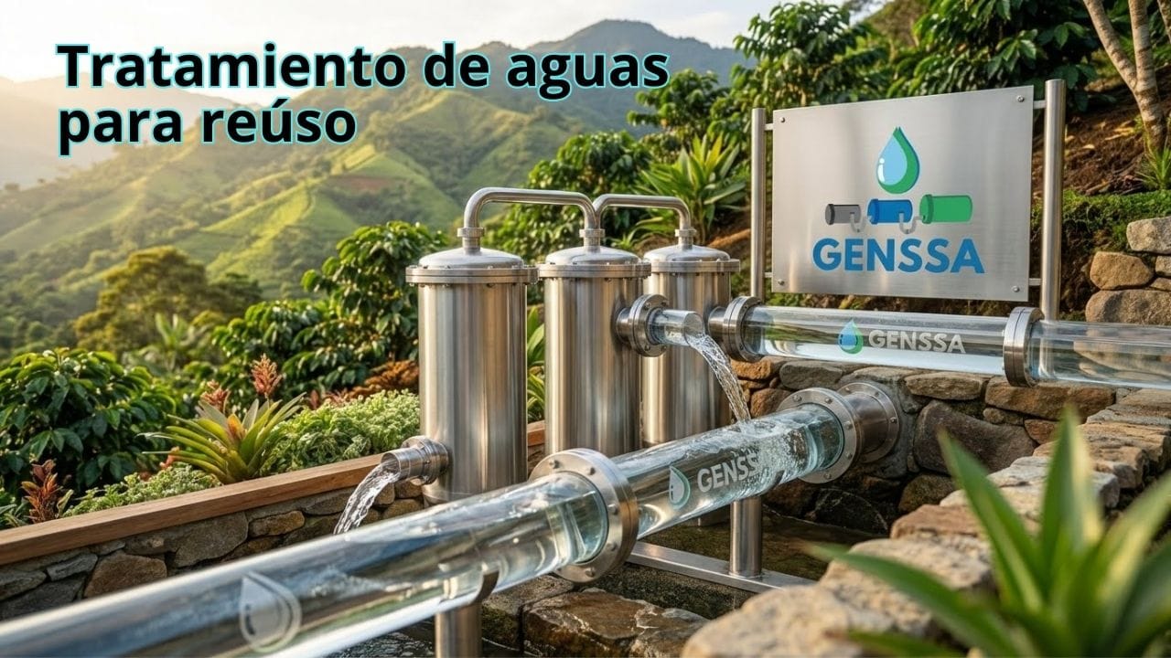 Reutilización de aguas residuales en planta industrial de GENSSA.