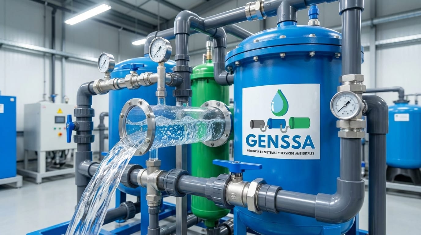 Sistemas de depuración de aguas y tratamiento de efluentes.