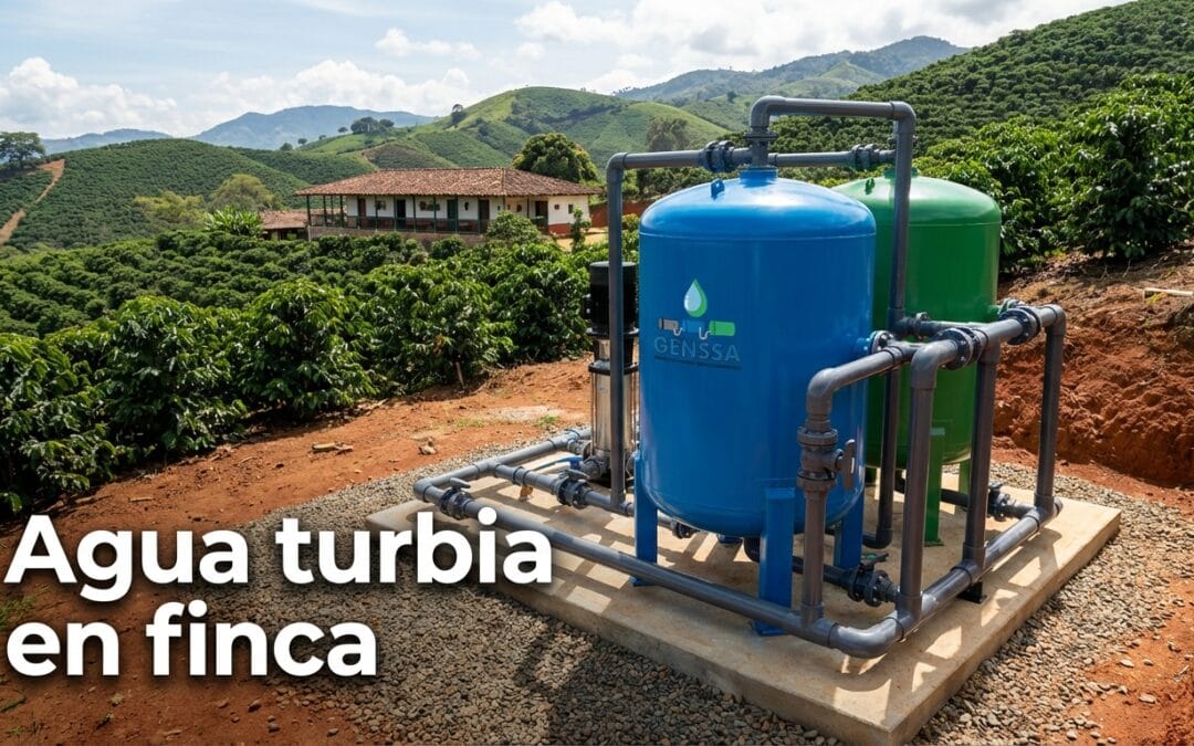 Agua turbia en finca: 5 causas comunes y cómo solucionarlo