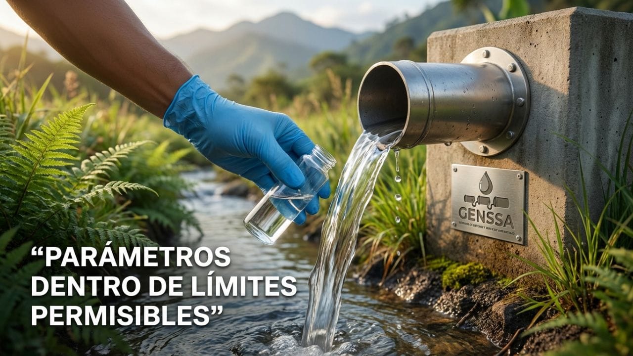 Parámetros de calidad del agua cumpliendo la Resolución 631.