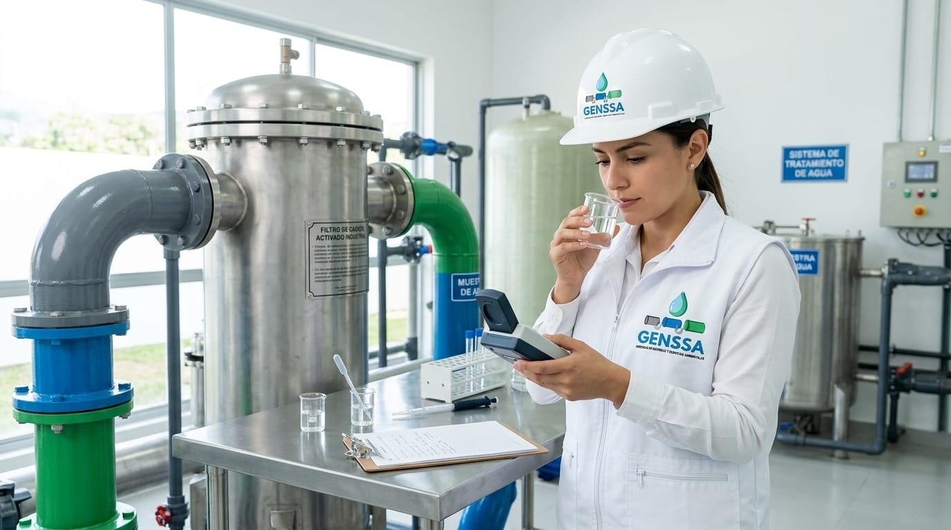 Diagnóstico profesional para agua con mal olor y sabor en Colombia.