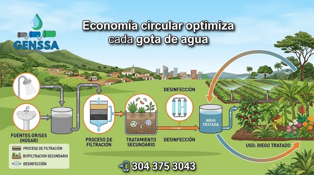 Economía circular del agua y procesos de reúso