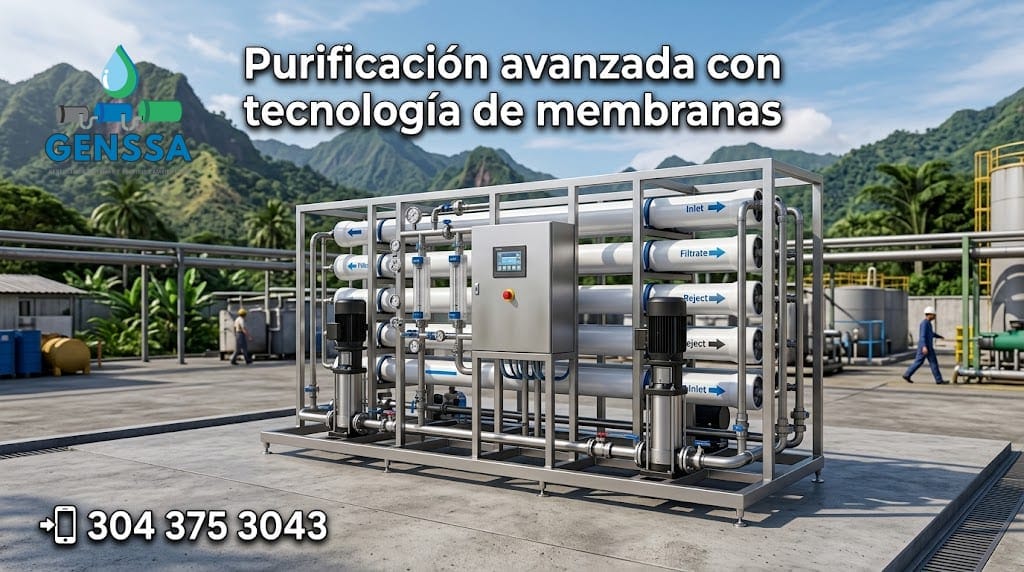 Purificación avanzada con membranas de ultrafiltración