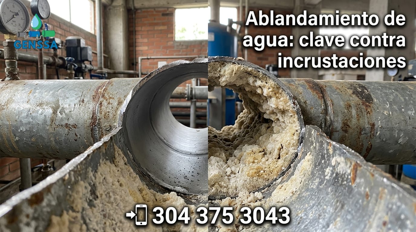 Ablandamiento de agua para evitar incrustaciones