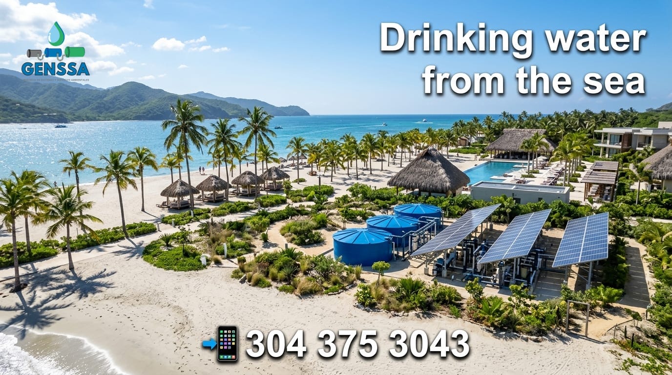 Desalinización de agua para hoteles y turismo