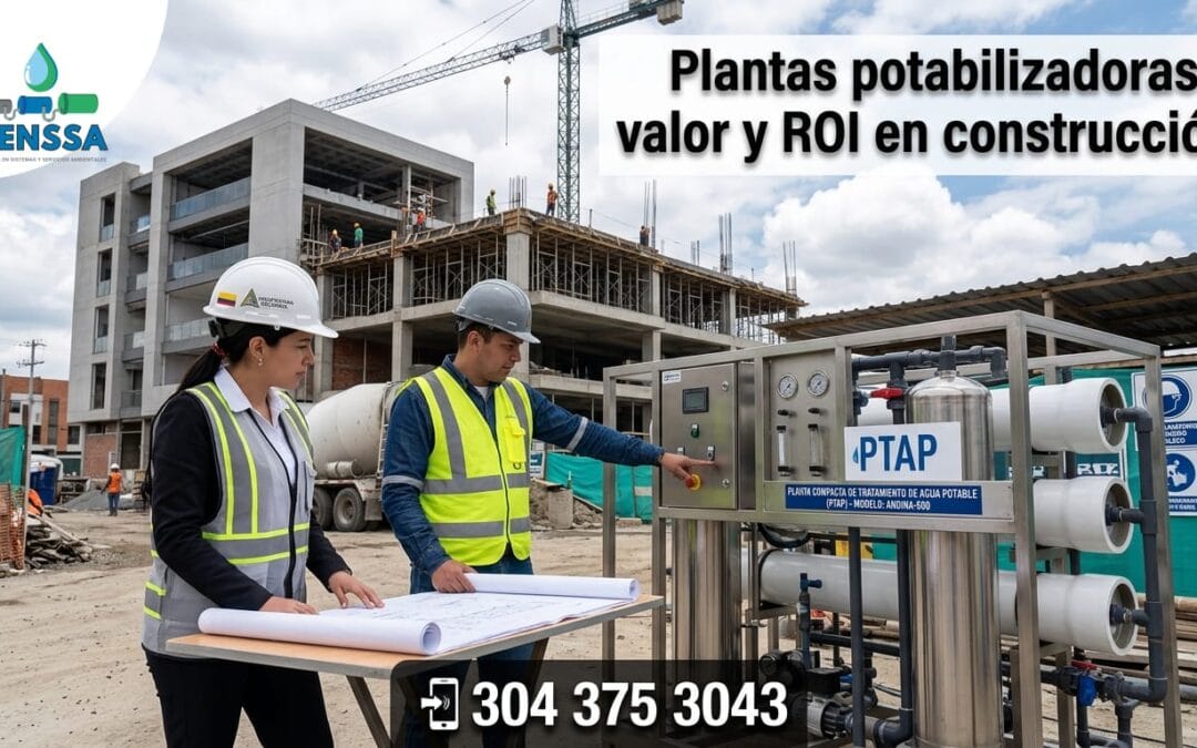 Plantas potabilizadoras para constructoras: Valor y ROI