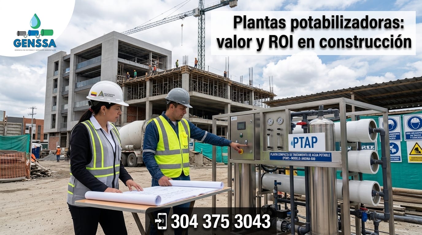 Plantas potabilizadoras para constructoras y proyectos