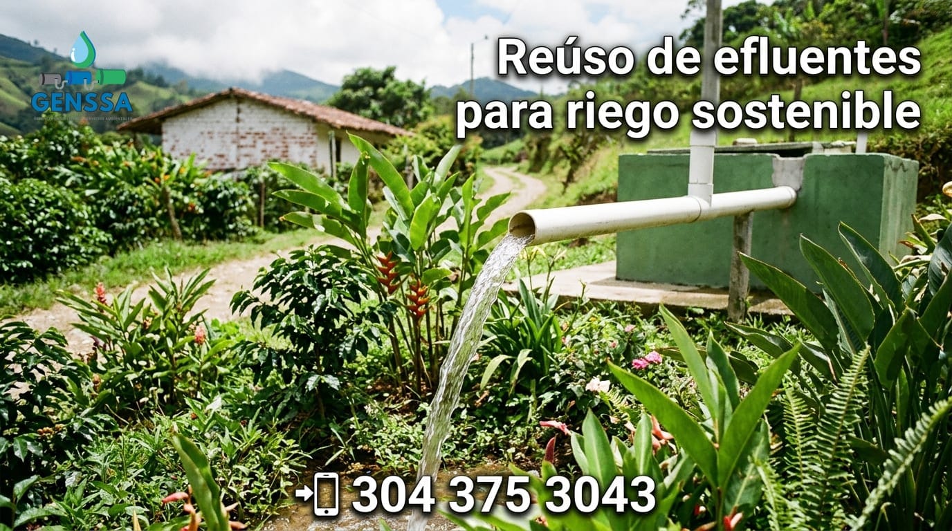 Reúso de efluentes tratados para riego