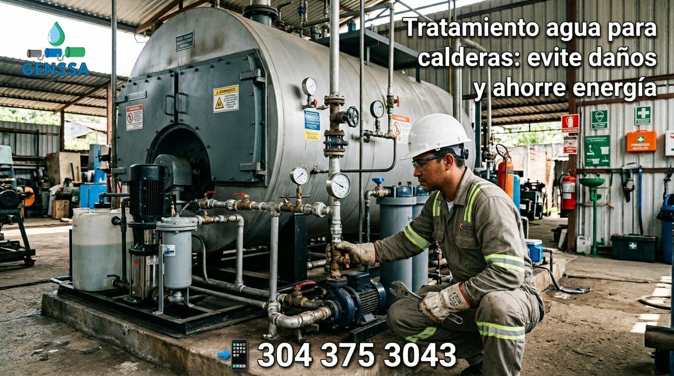 Tratamiento agua para calderas industriales