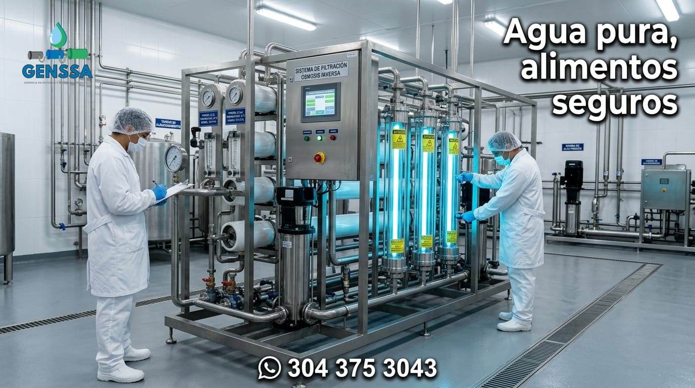 Tratamiento de aguas alimentos e inocuidad industrial
