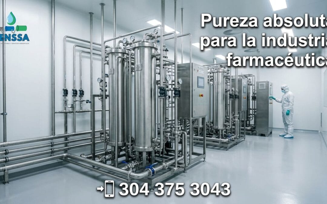 Agua ultrapura farmacéutica: Estándares y tecnología
