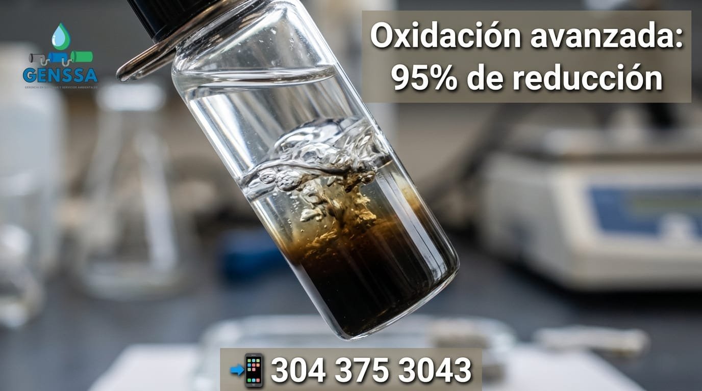 Proceso de limpieza de lixiviados técnicos