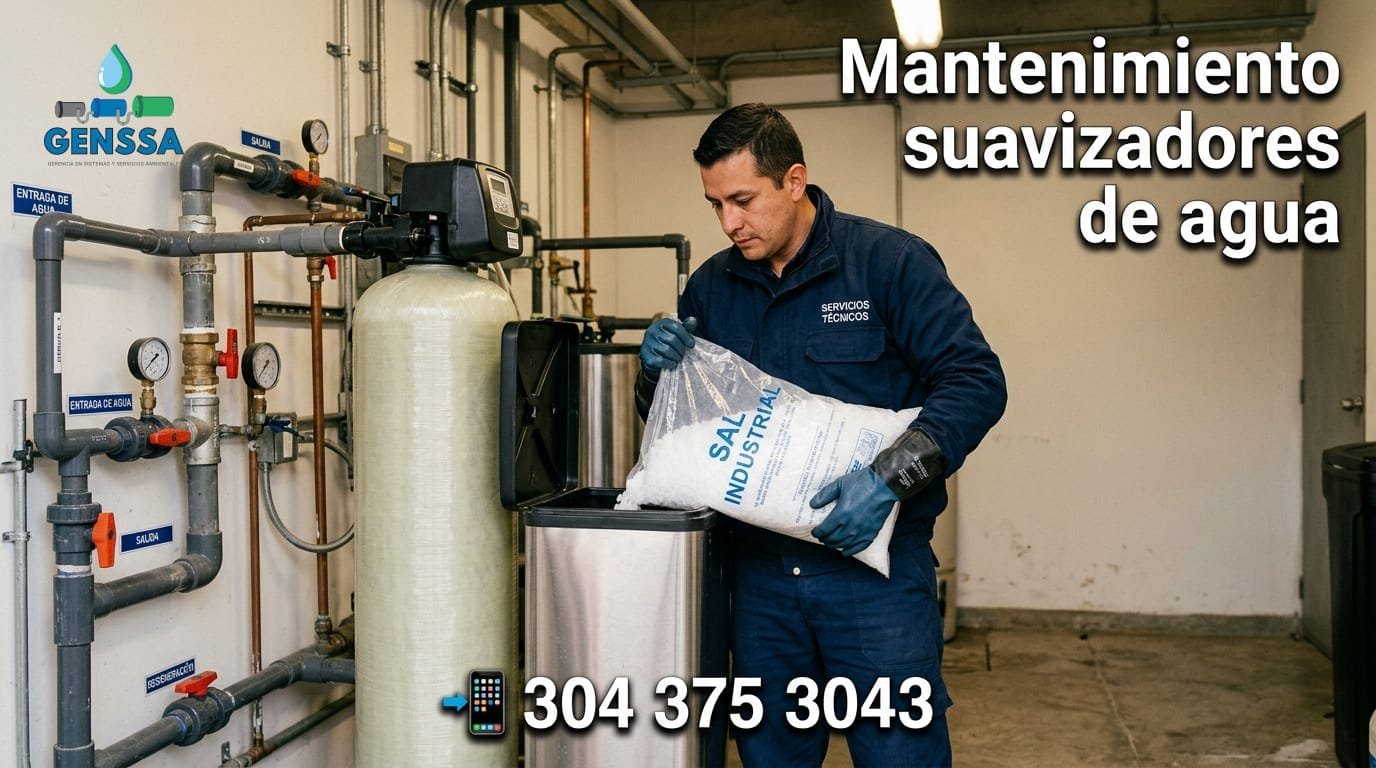 Mantenimiento suavizadores de agua industrial