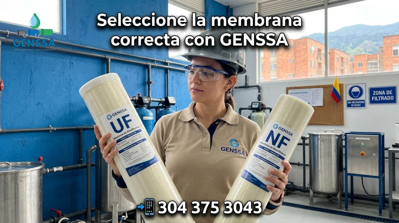 Membranas de filtración y nanofiltros industriales