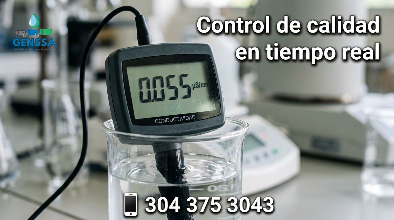 Pureza del agua farmacéutica y monitoreo