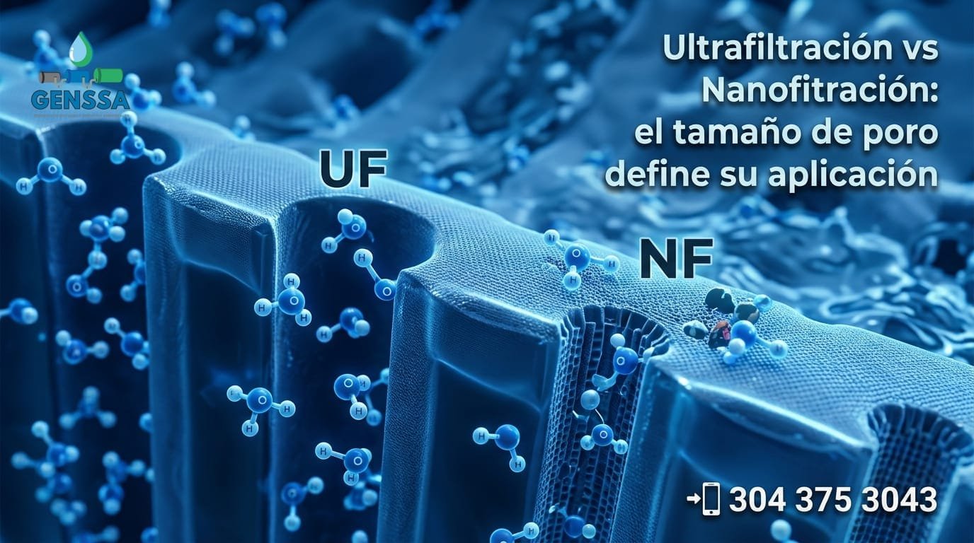 Ultrafiltración vs Nanofitración en tratamiento de agua
