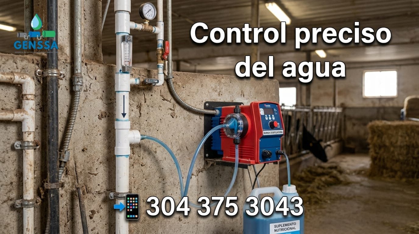 Dosificación y desinfección en granjas avícolas