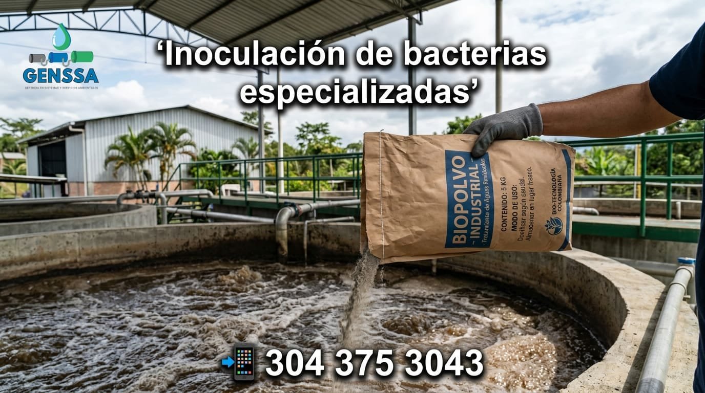 Bacterias para tratamiento de aguas residuales