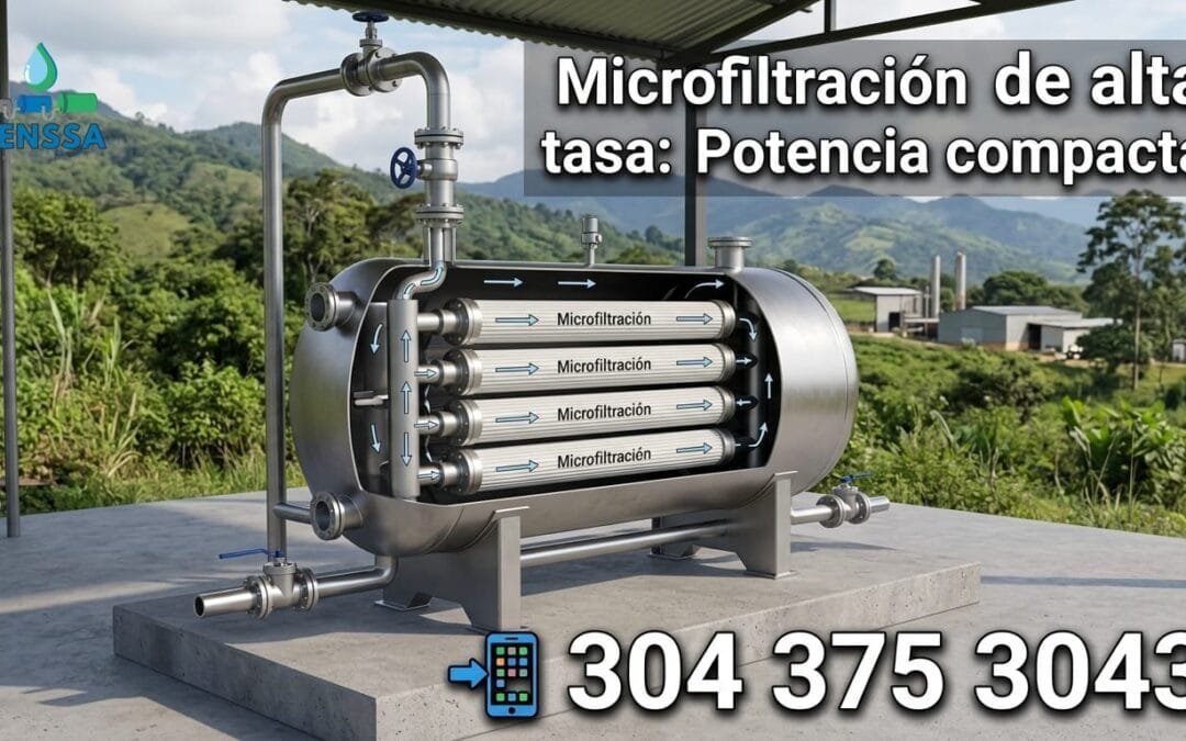 Microfiltración de alta tasa: Potencia compacta