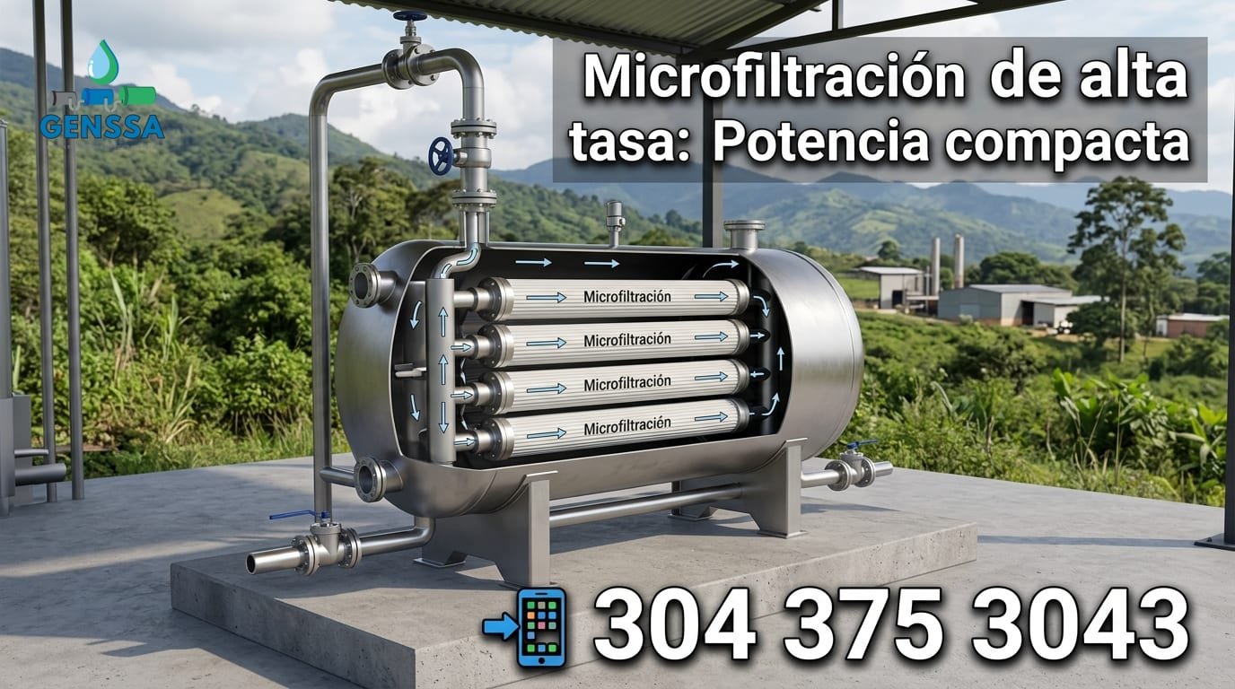 microfiltracion-alta-tasa-gensa Microfiltración de alta tasa para tratamiento de agua